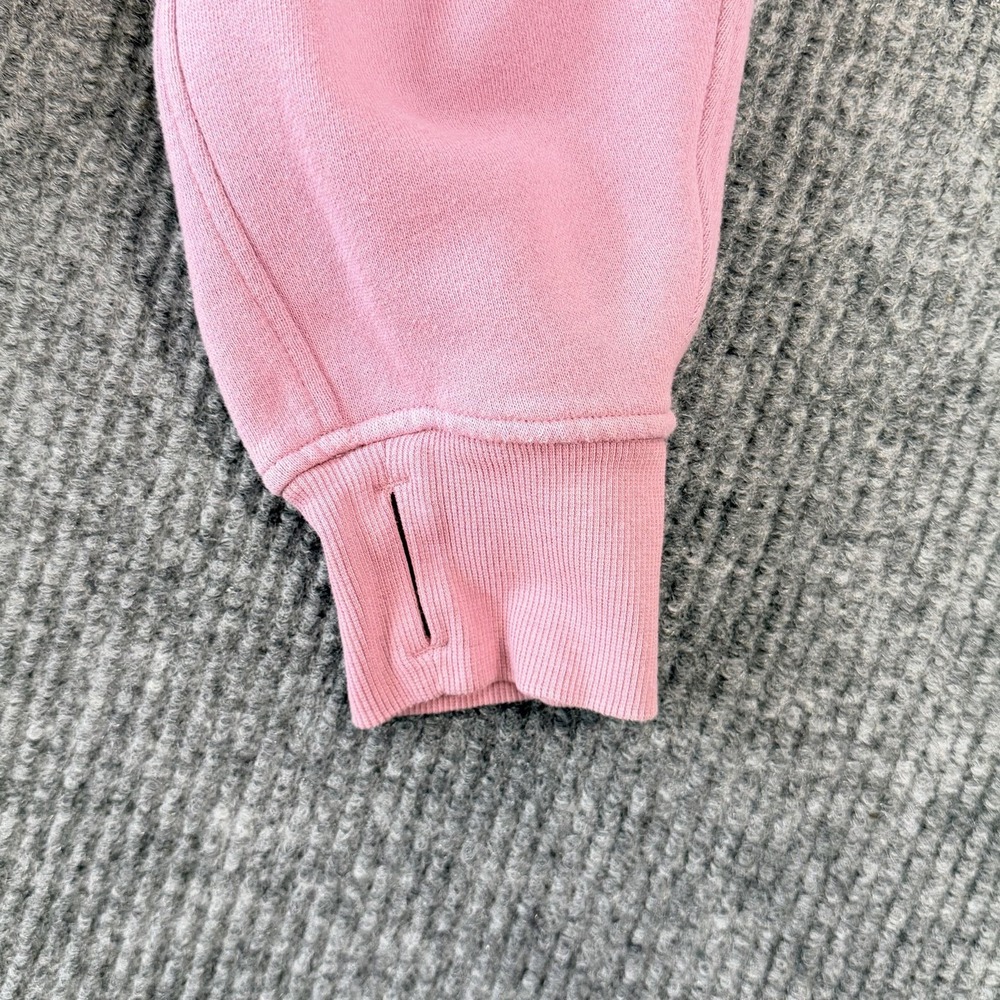 Lululemon Scuba Hoodie Womens XS/S Pink Fleece Pullover Thumbholes Raglan Logo - Picture 5 of 13